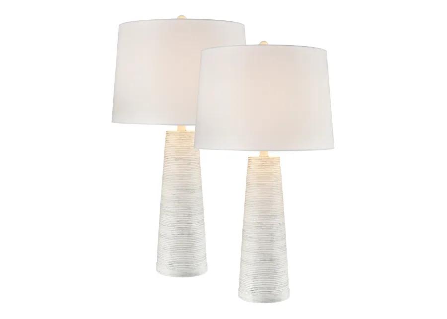 Kent 31'' High Grey 1-Light Table Lamp Set