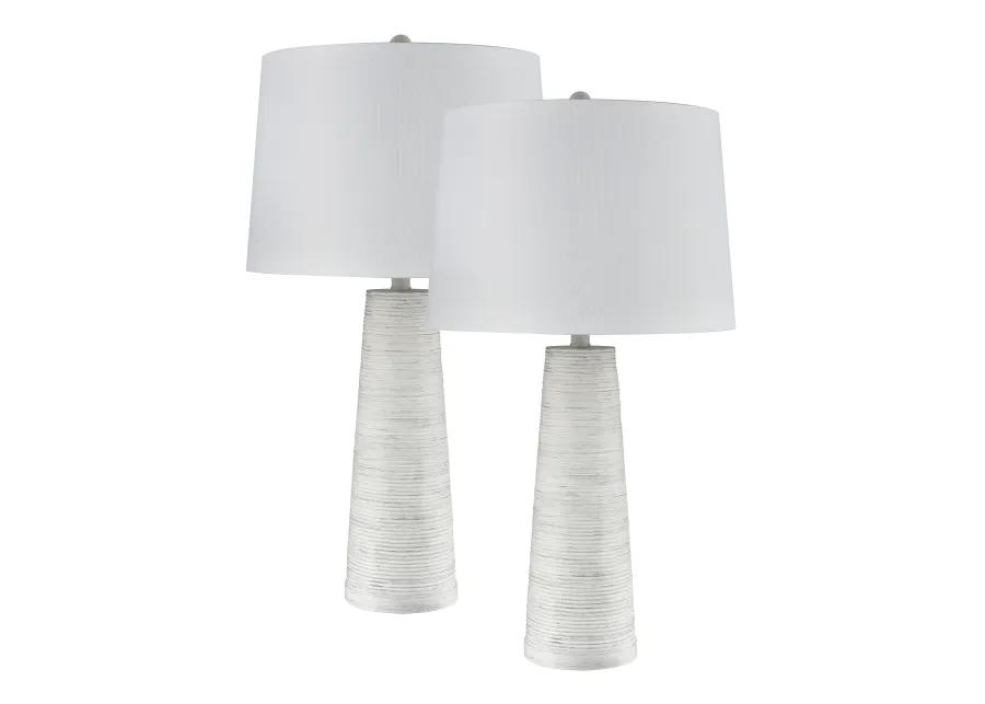 Kent 31'' High Grey 1-Light Table Lamp Set