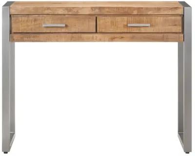 vidaXL Console Table 37.4"x13.8"x29.5" Solid Mango Wood