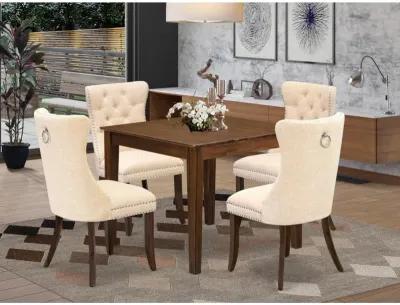 5 Piece Modern Dining Table Set