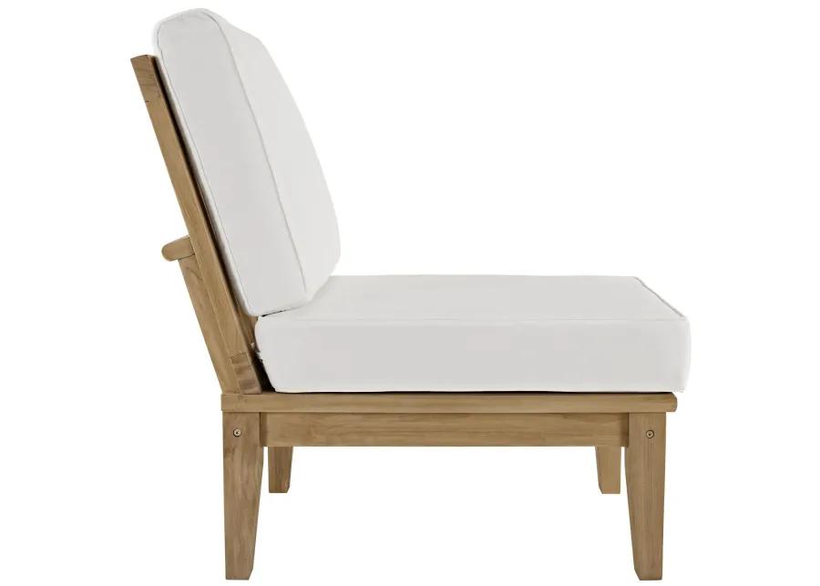 Modway - Marina Armless Outdoor Patio Teak Sofa