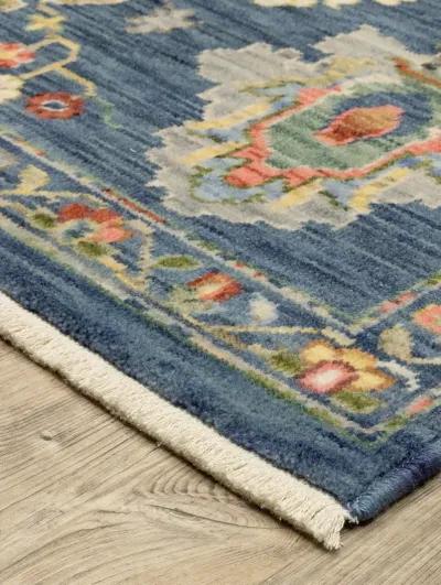 Lucca 9'10" x 12'10" Blue Rug