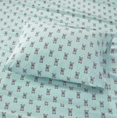 Gracie Mills Persephone 4-Peice Cotton Flannel Sheet Set