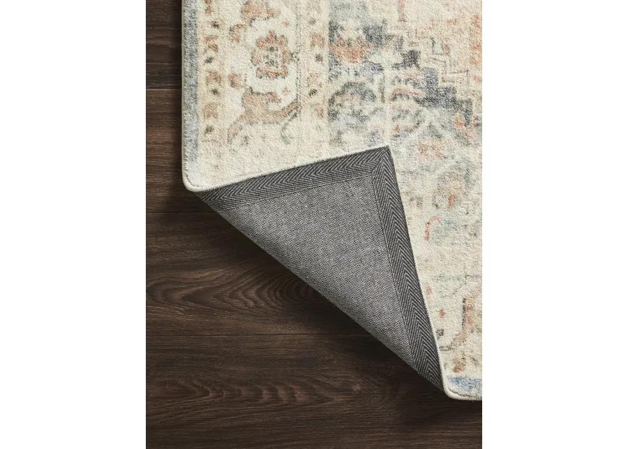 Rosette ROS06 Clay/Ivory 7'6" x 9'6" Rug