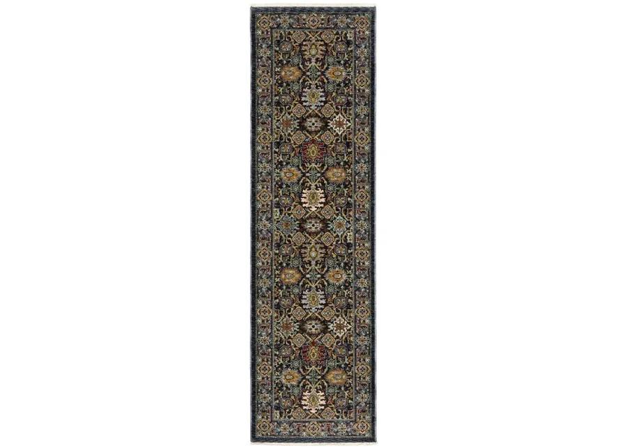 Aberdeen 3'3" x 5' Blue Rug