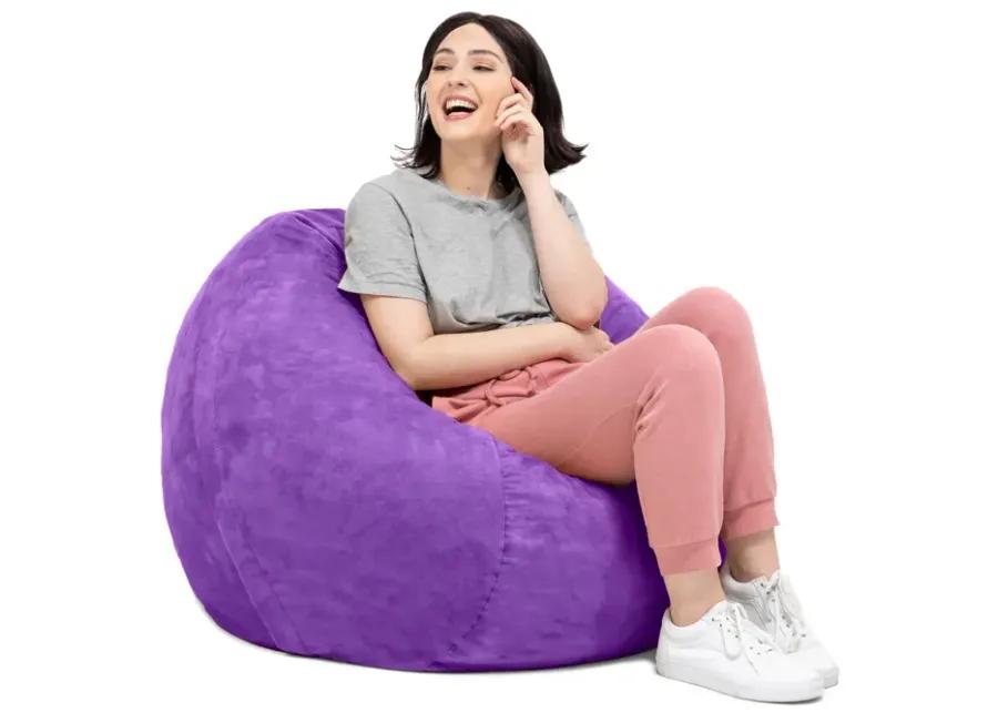 Jaxx Saxx 3 Foot Round Bean Bag w/ Removable Cover