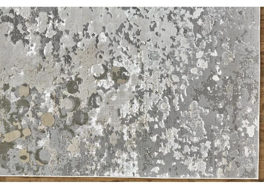 Micah 3336F Silver/Gray/White 2'10" x 7'10" Rug