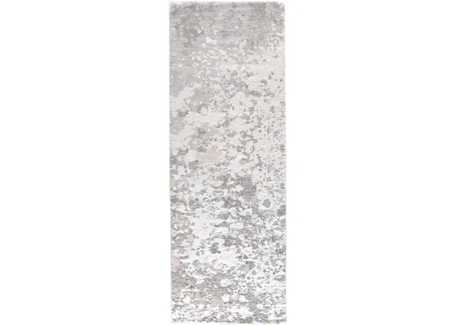 Micah 3336F Silver/Gray/White 2'10" x 7'10" Rug