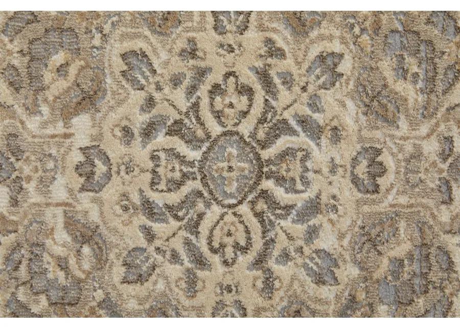 Celene 39KXF Tan/Brown/Ivory 2'6" x 8' Rug