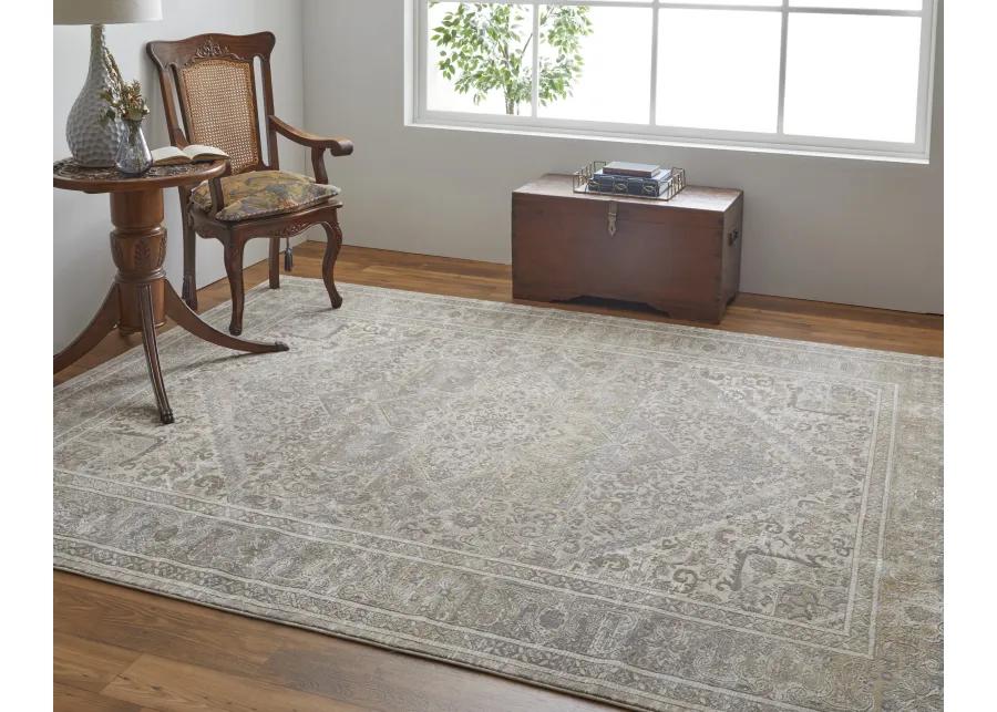 Celene 39KXF Tan/Brown/Ivory 2'6" x 8' Rug