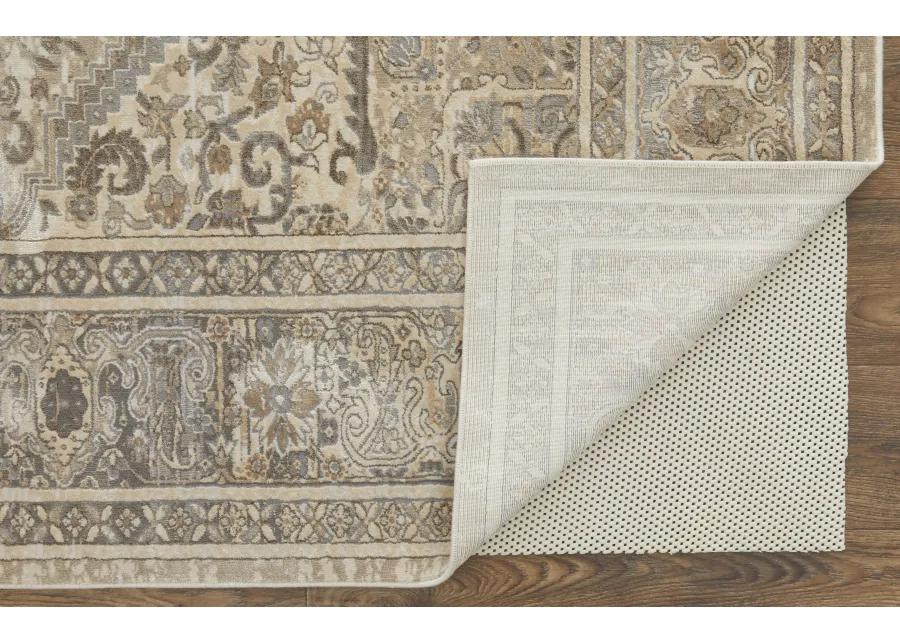 Celene 39KXF Tan/Brown/Ivory 2'6" x 8' Rug