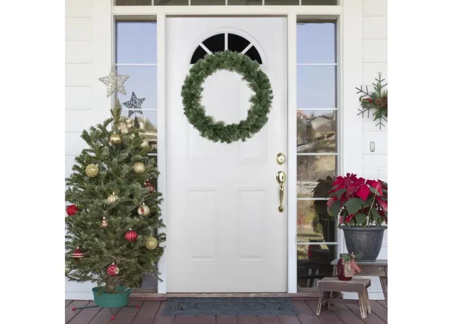 Oregon Cashmere Pine Artificial Christmas Wreath  36-Inch  Unlit