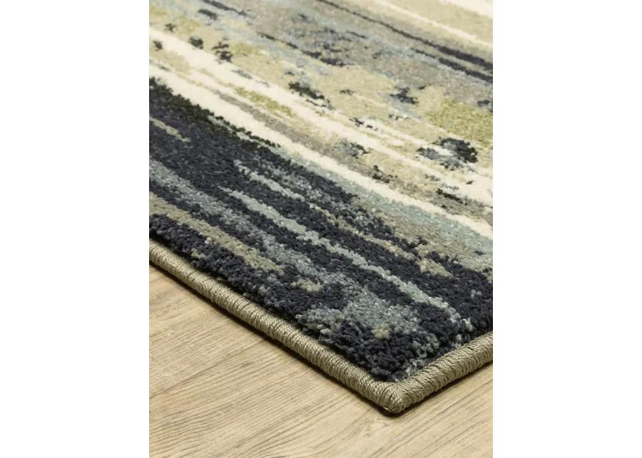 Seneca 2'3" x 7'6" Blue Rug