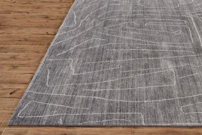 Lennox 8698F Gray/Ivory 8' x 10' Rug