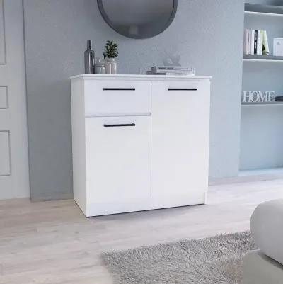 Orleans Dresser with 2-Door and Single Drawer, White