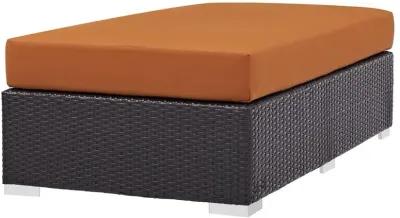 Modway Convene Outdoor Patio Fabric Rectangle Ottoman