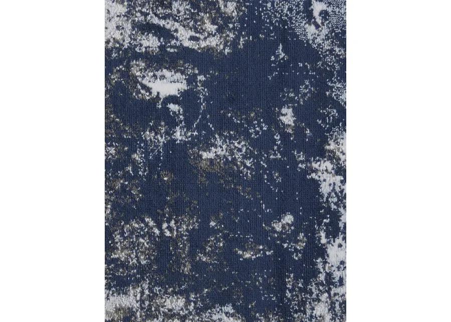 Gaspar 3833F Blue/Gray/White 2'10" x 8' Rug