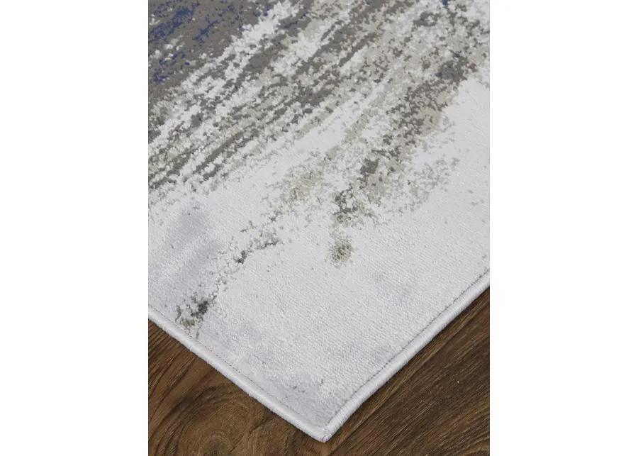 Gaspar 3833F Blue/Gray/White 2'10" x 8' Rug