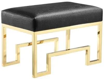 Bronson Stool Gold Black