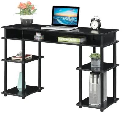 Convenience Concepts Designs2Go No Tools Student Desk with Shelves