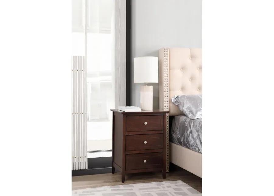 Daniel 3-Drawer Nightstand (25 in. H x 15 in. W x 19 in. D)