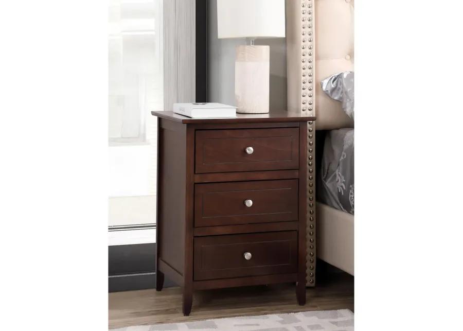 Daniel 3-Drawer Nightstand (25 in. H x 15 in. W x 19 in. D)