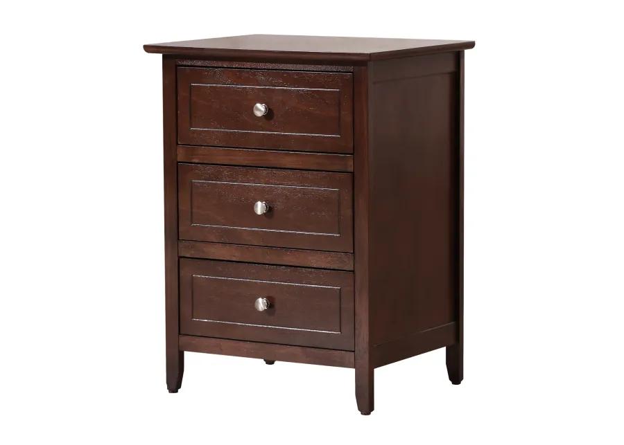 Daniel 3-Drawer Nightstand (25 in. H x 15 in. W x 19 in. D)