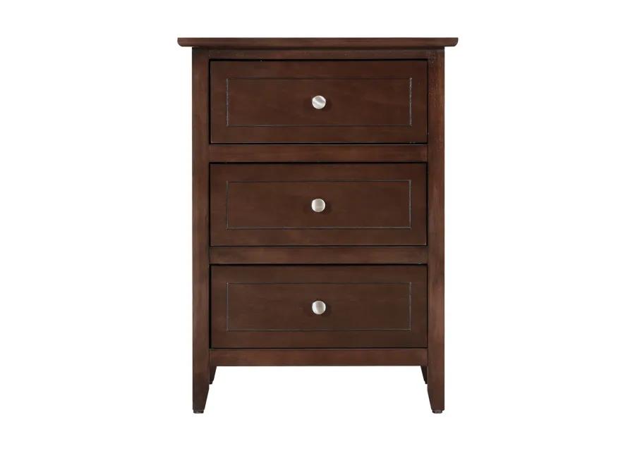 Daniel 3-Drawer Nightstand (25 in. H x 15 in. W x 19 in. D)