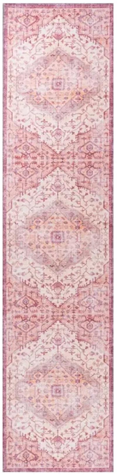 Alacati Ogee Medallion Washable Indoor/Outdoor Area Rug