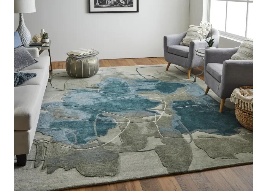 Anya 8885F Blue/Gray/Ivory 2' x 3' Rug