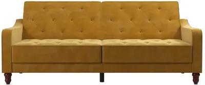 Vintage Tufted Split Back Futon