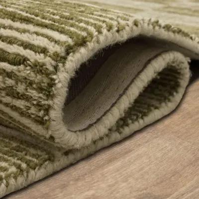 Bobby Berk Broken Stripe Broken Stripe Moss 8' X 10' Rug