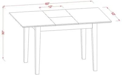 Dining Room Set Mahogany, PSEL3-MAH-16