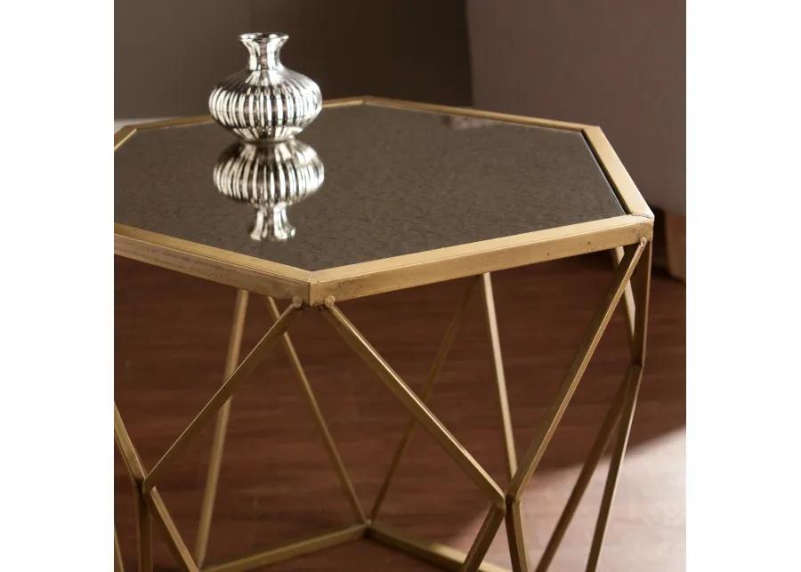 Berkeley Geometric Gold Table