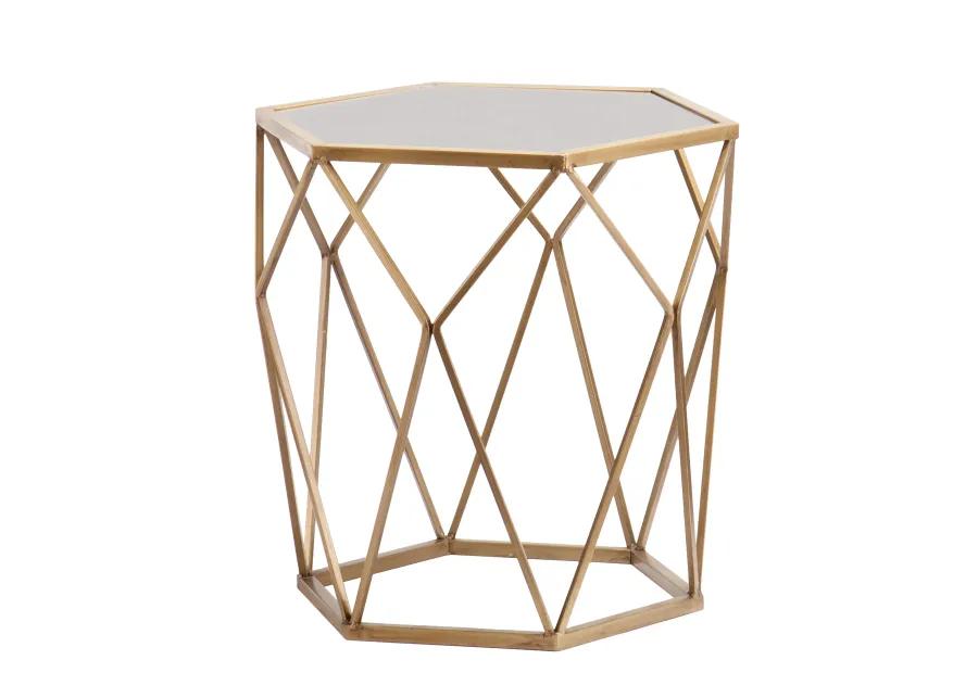 Berkeley Geometric Gold Table