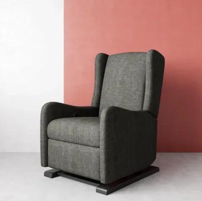 Rosenthal Glider Recliner Chair, Gray Linen