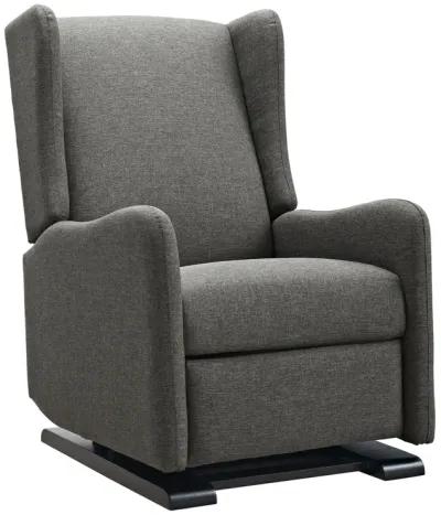 Rosenthal Glider Recliner Chair, Gray Linen