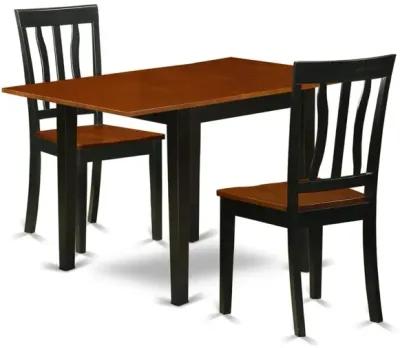 Dining Room Set Black & Cherry