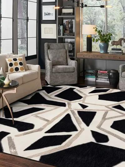 Rendition by Stacy Garcia Home Zagoria Soot 5' 3" X 7' 10" Rug