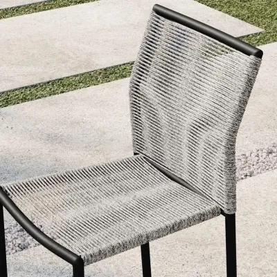 Modway Serenity Aluminum Outdoor Patio Chairs in Light Gray (Set of 2)