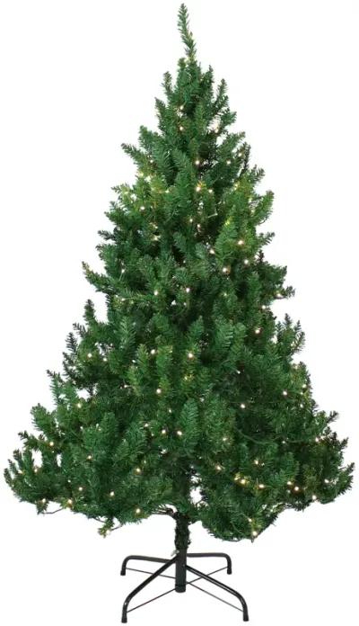 Sunnydaze Tannenbaum Indoor Pre-Lit Artificial Christmas Tree - 5 ft