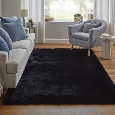 Indochine 4550F Black 4'9" x 7'6" Rug