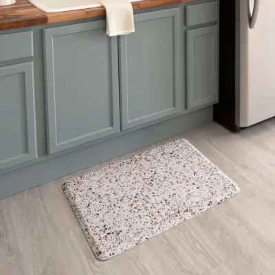 Terrazo Tile Cream 1' 8" x 3' 6" Door Mat