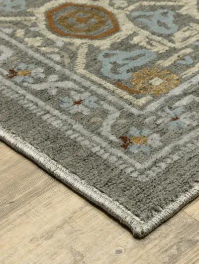 Ellington 2'3" x 7'6" Grey Rug