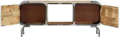 TV Stand 43.3"x11.8"x16.5" Solid Wood Mango