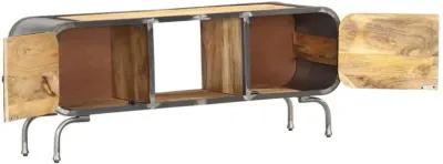 TV Stand 43.3"x11.8"x16.5" Solid Wood Mango