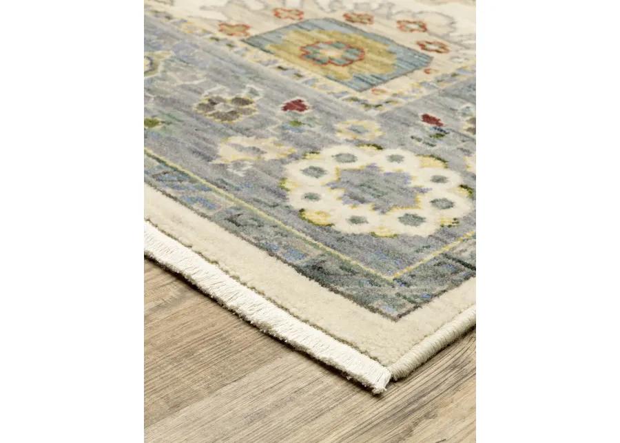 Lucca 3'3" x 5' Ivory Rug