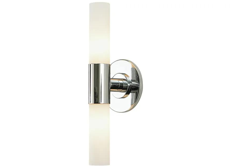 Double Cylinder 5'' Wide 2-Light Sconce