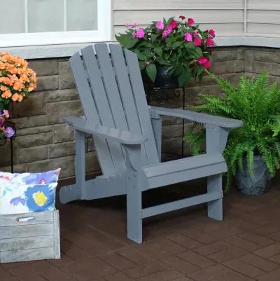 Sunnydaze Fir Wood Adirondack Chair with Adjustable Back