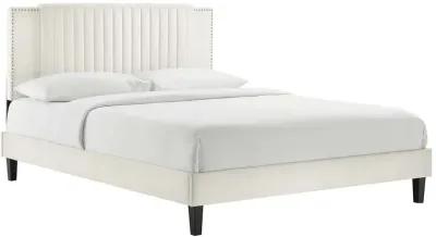 Modway - Zahra Channel Tufted Performance Velvet Full Platform Bed